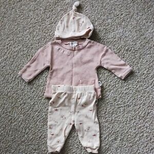 RABBIT BEAR Organic Cotton 3 Piece Set 6M